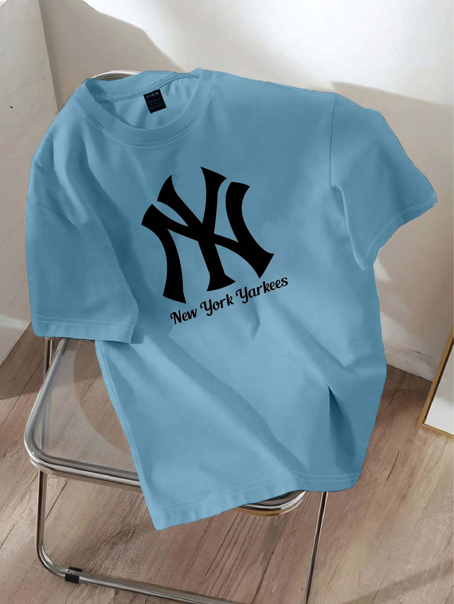 Drop Shoulder T-shirt Print NY
