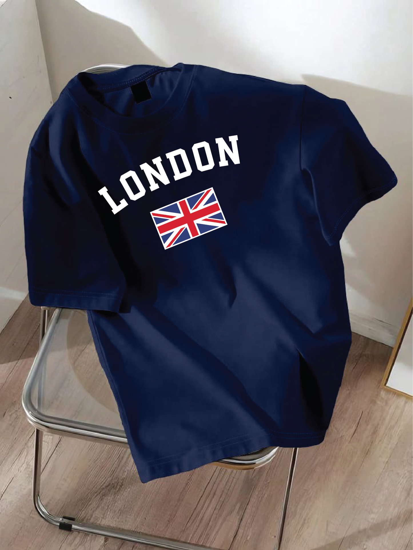 Drop Shoulder T-shirt Print LONDON