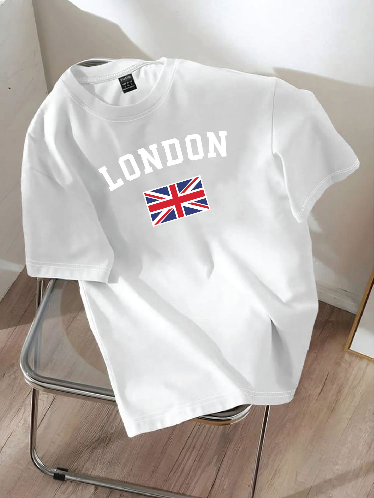Drop Shoulder T-shirt Print LONDON