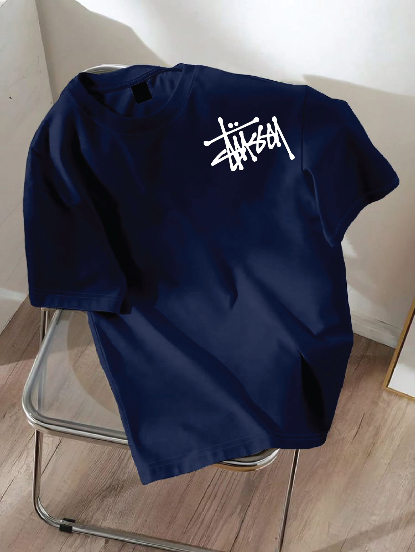 Drop Shoulder T-shirt Print sign