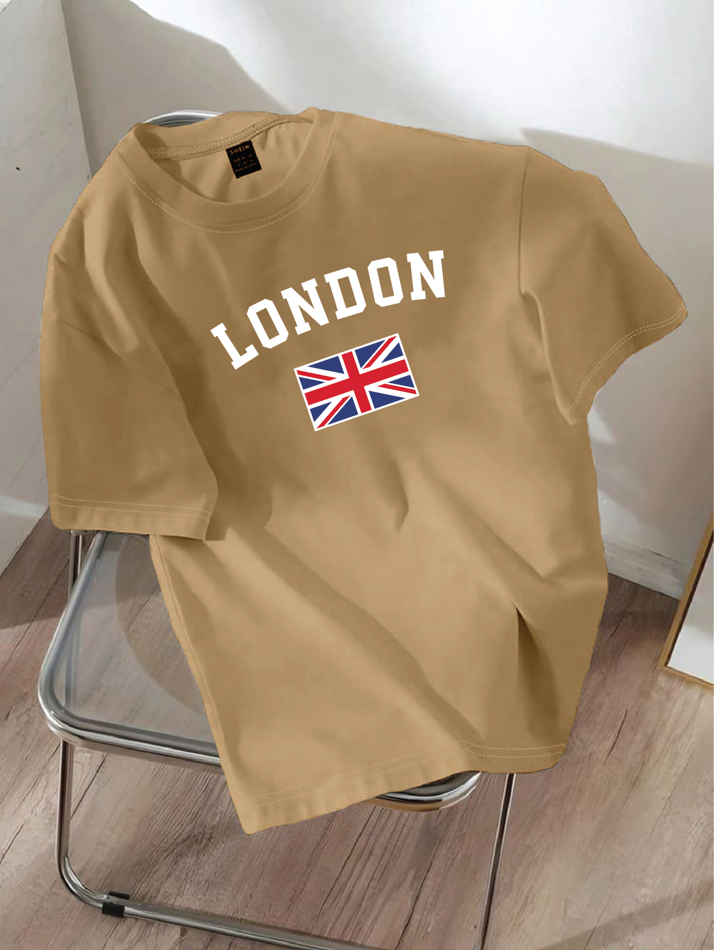 Drop Shoulder T-shirt Print LONDON
