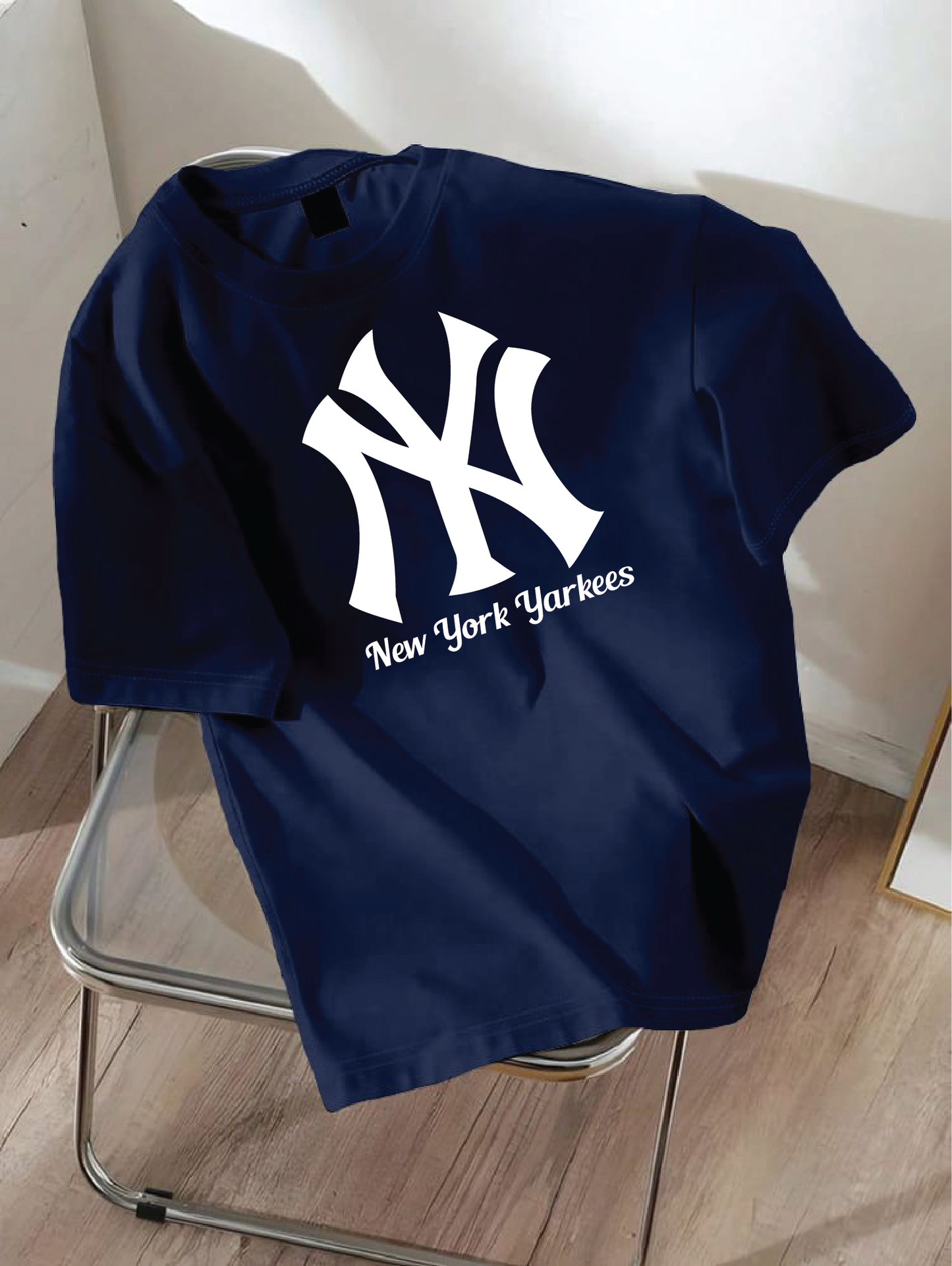 Drop Shoulder T-shirt Print NY