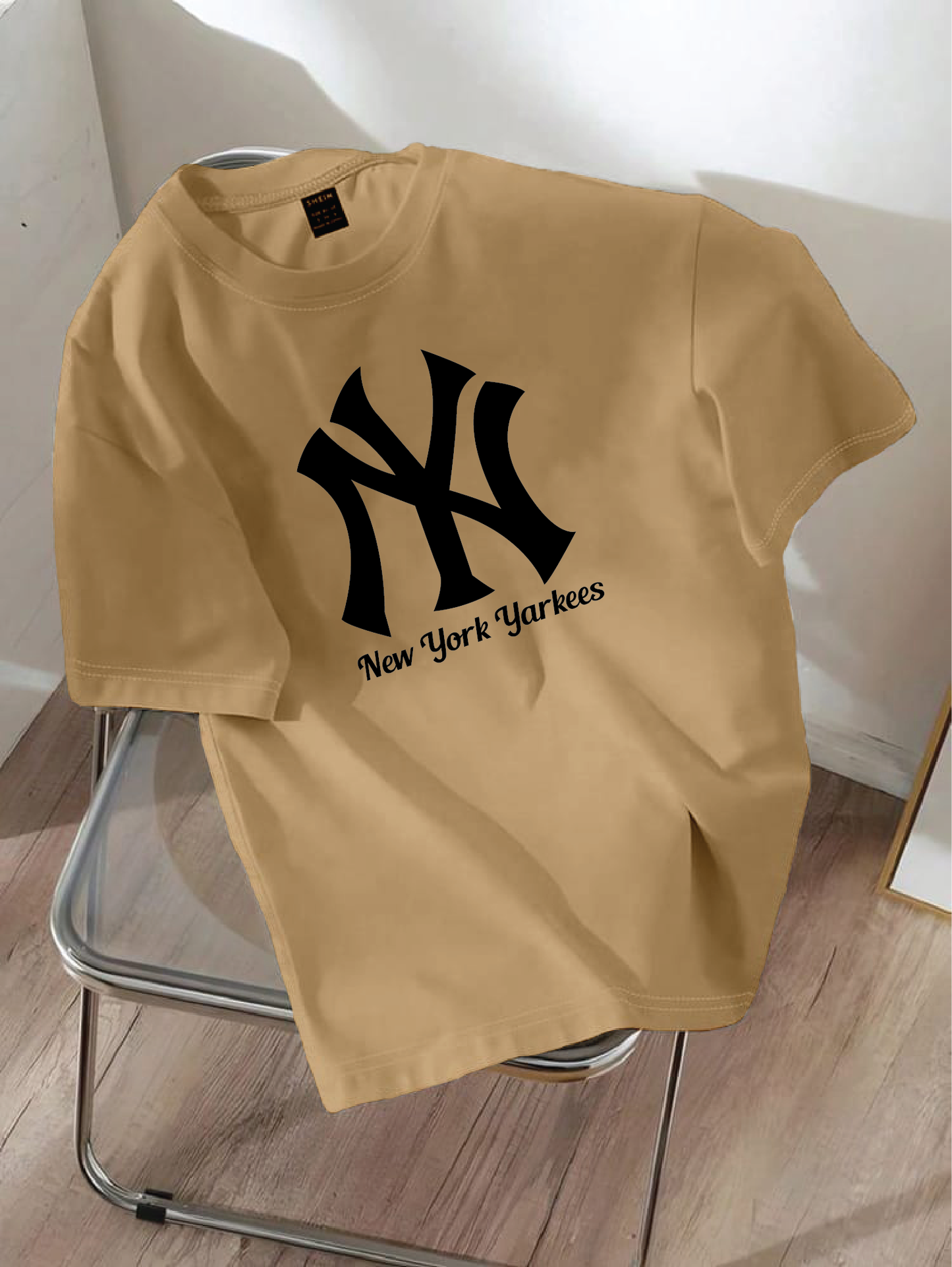 Drop Shoulder T-shirt Print NY