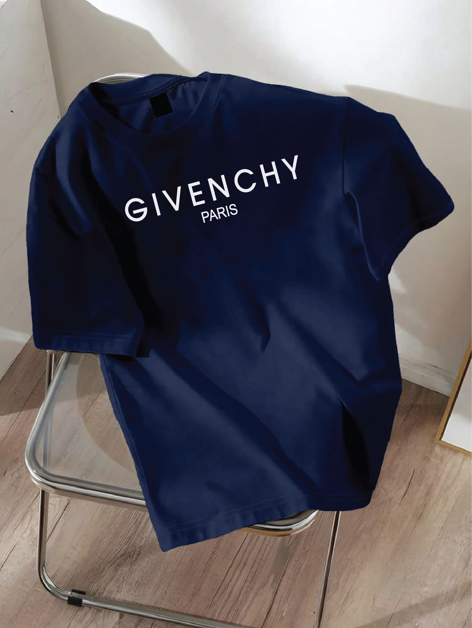 Drop Shoulder T-shirt Print GIVENCHY