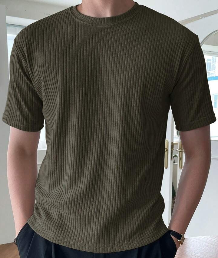 Rib T-Shirt Olive