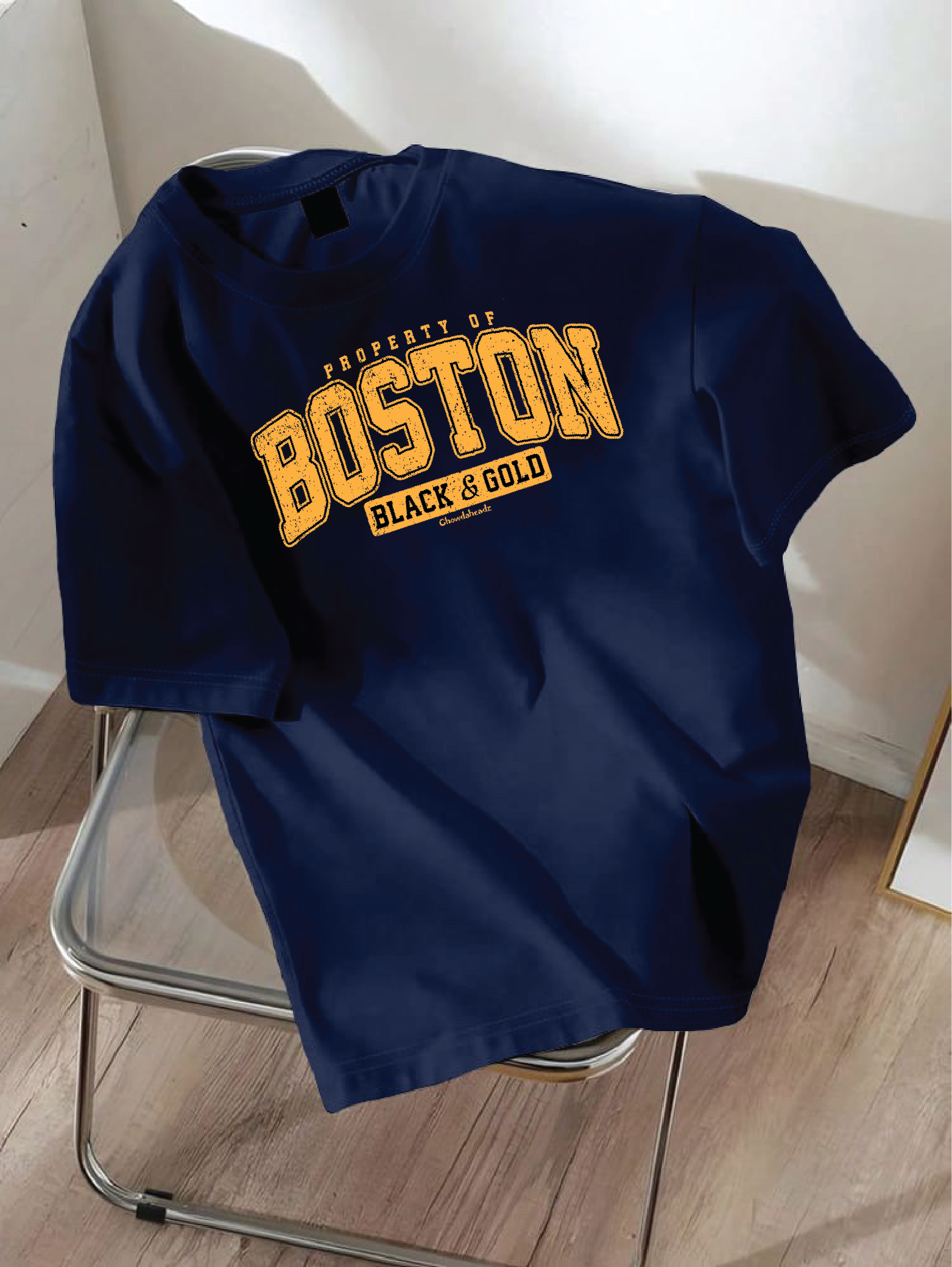 Drop Shoulder T-shirt Print BOSTON