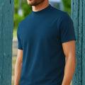 High Neck Patrol Blue Solid Premium