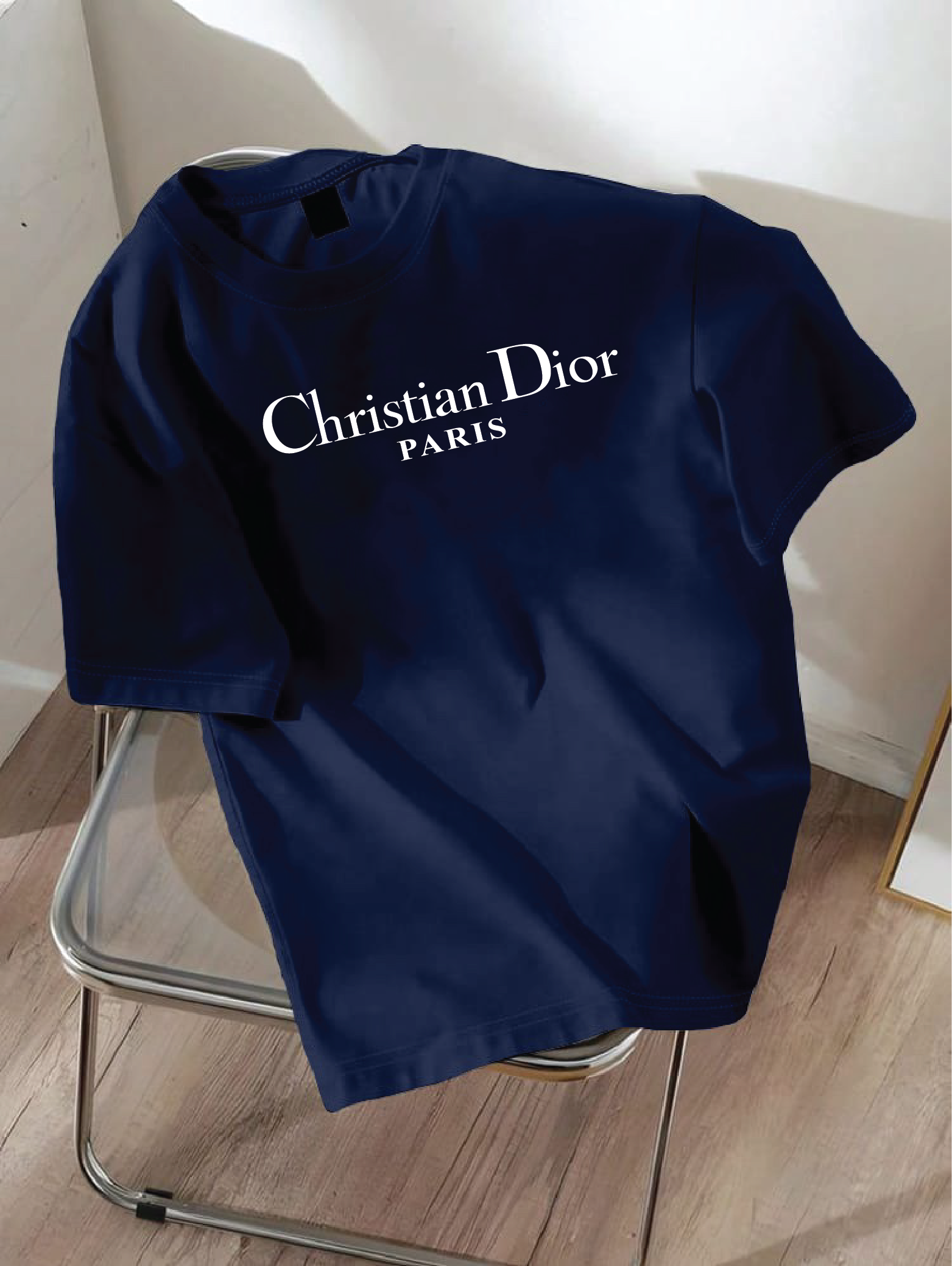 Drop Shoulder T-shirt Print CHRISTIAN DIOR