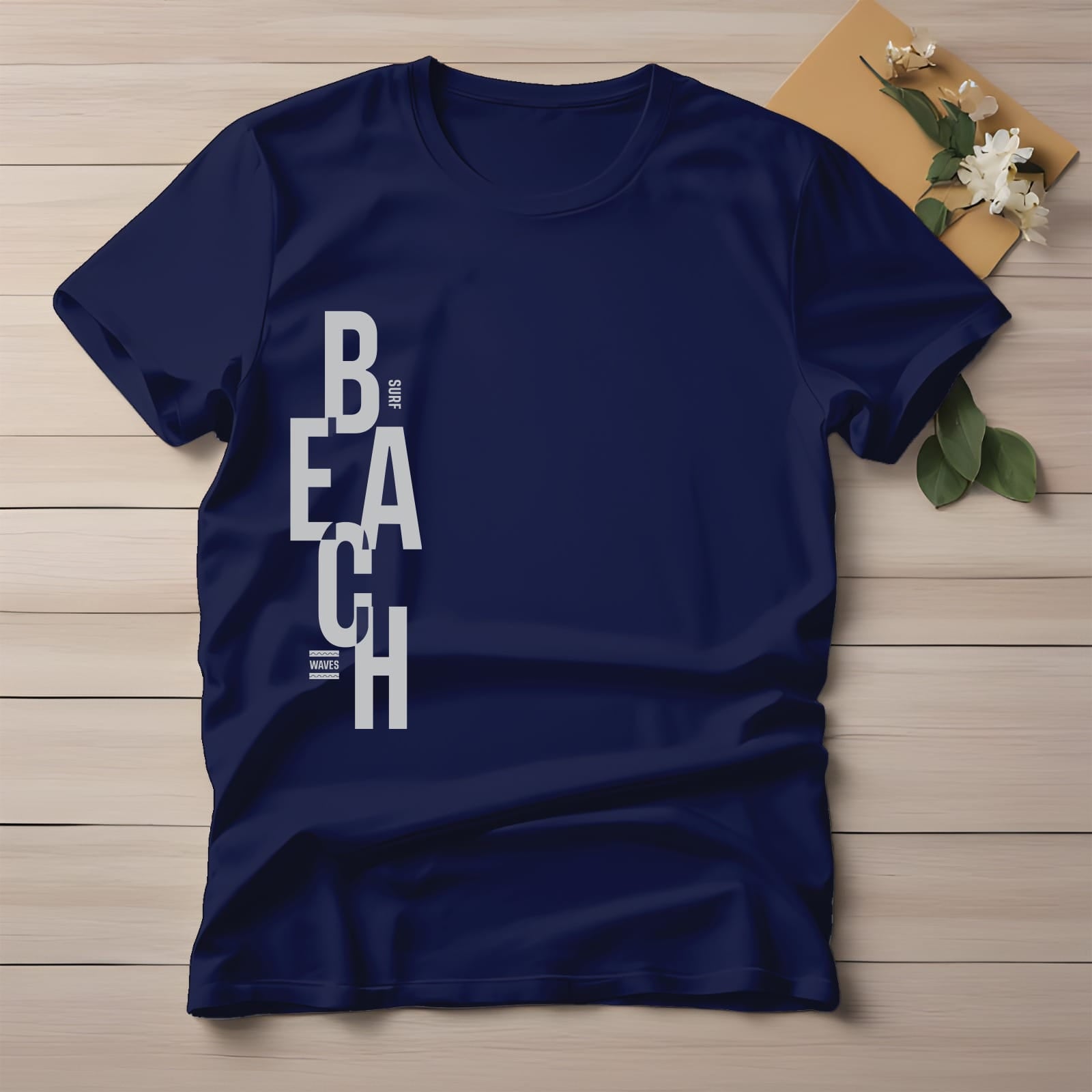Half Sleeve t-shirt print BEACH