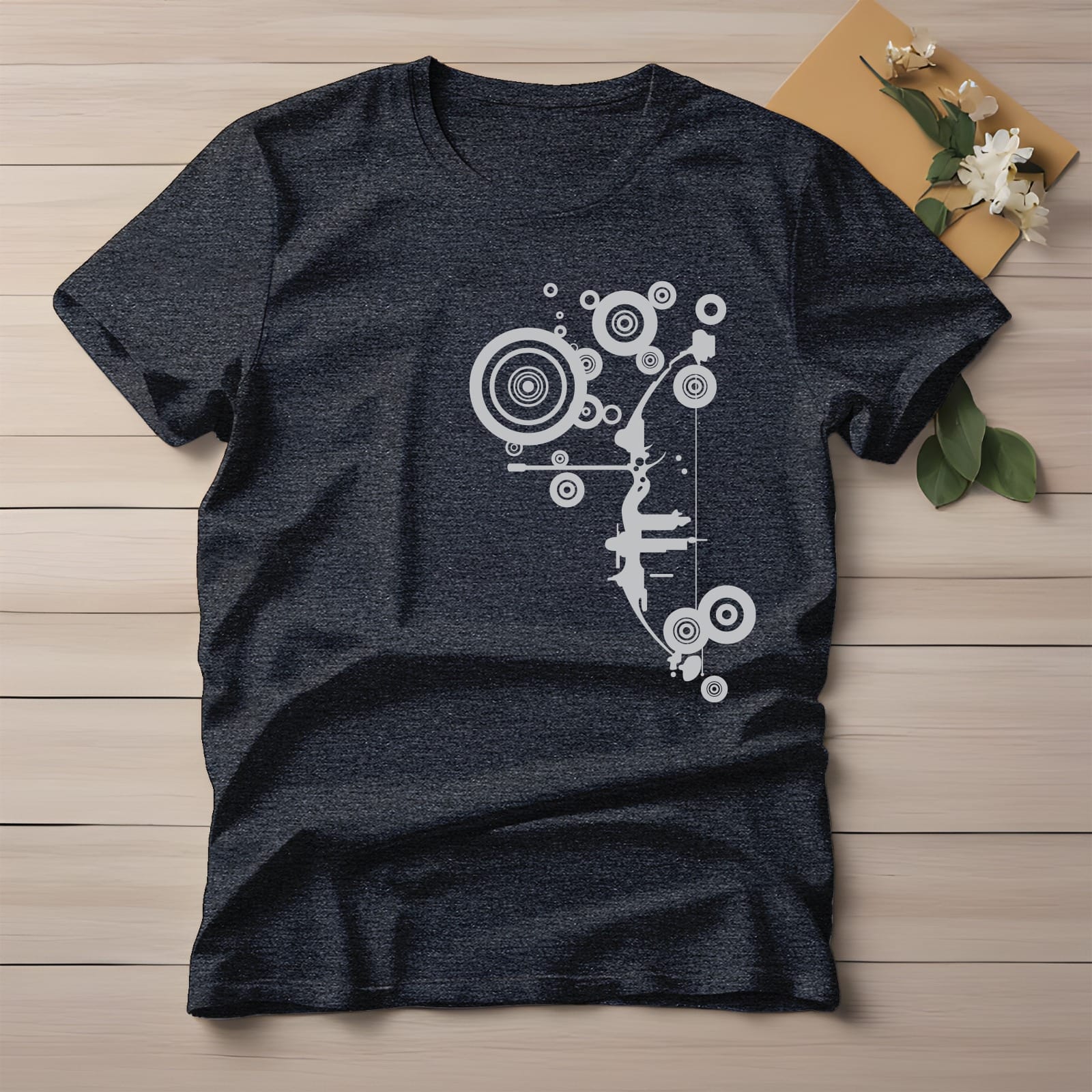 Half Sleeve t-shirt print CHEST DESIGN