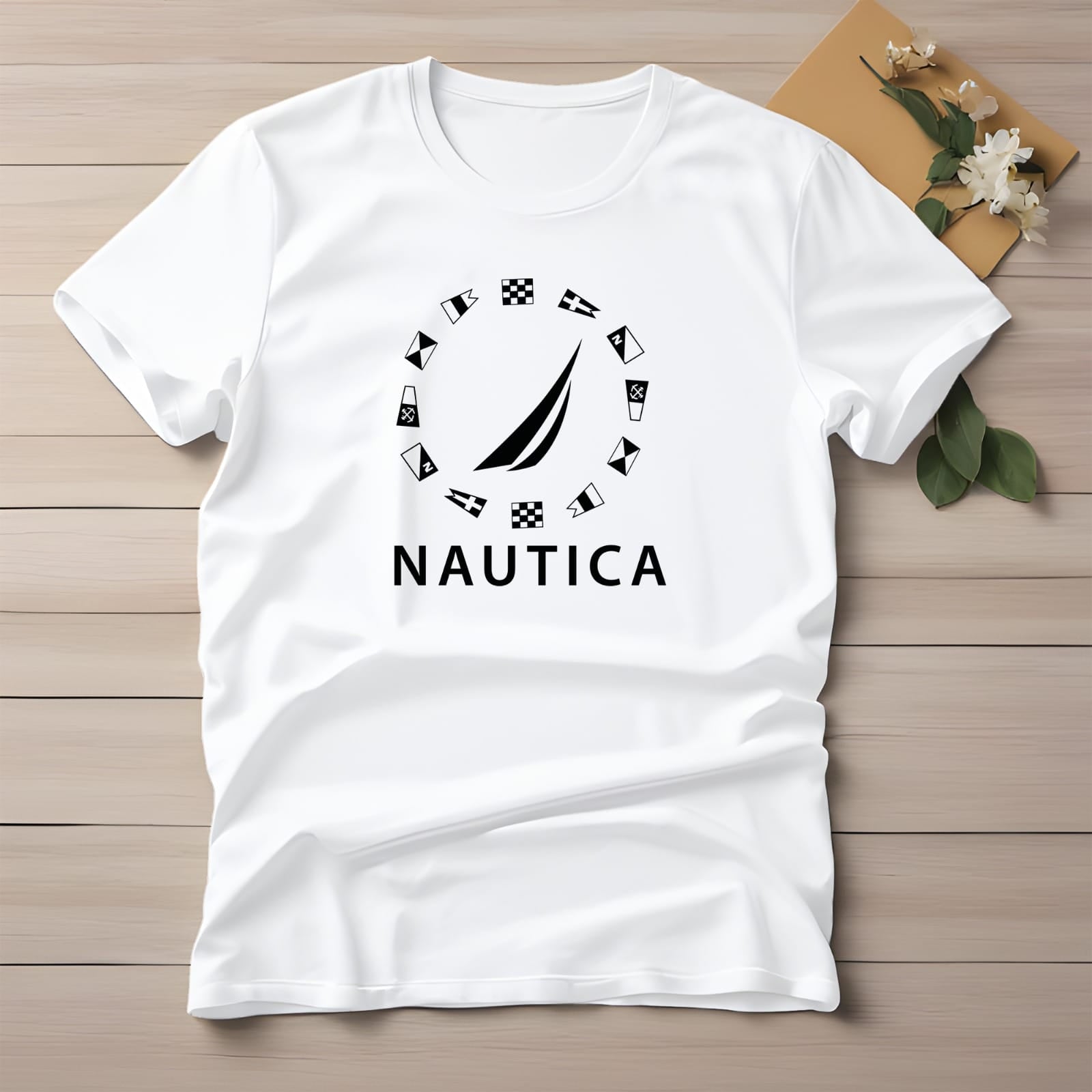 Half Sleeve t-shirt print NAUTICA