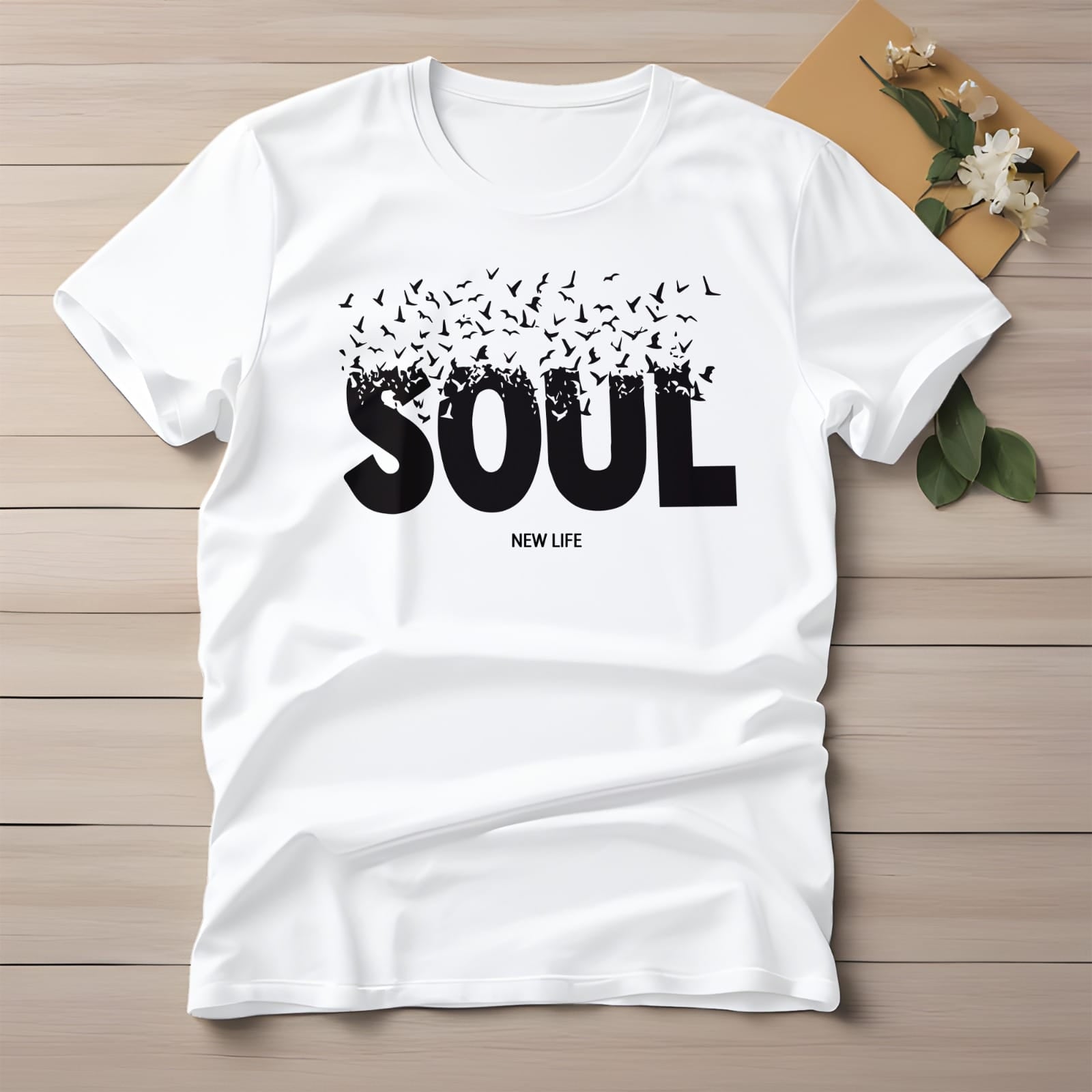Half Sleeve t-shirt print SOUL