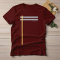 Half Sleeve t-shirt print 2 STRIPES