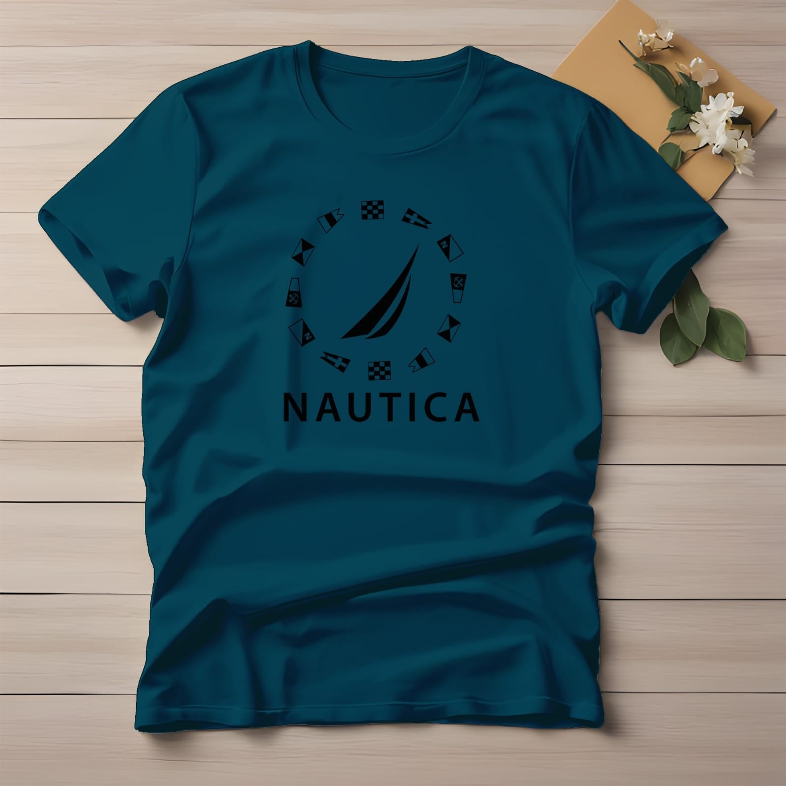Half Sleeve t-shirt print NAUTICA