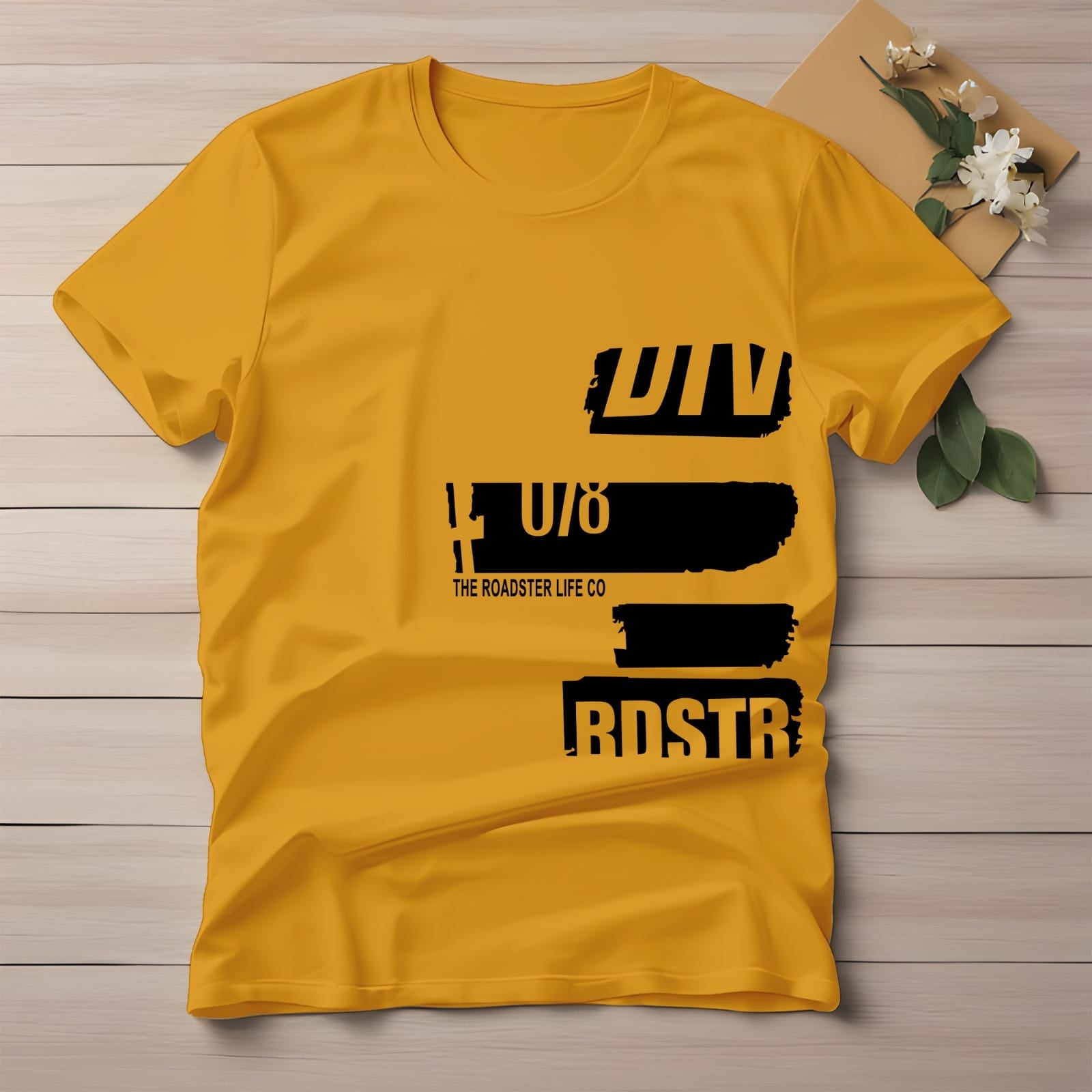 Half Sleeve t-shirt print DIV