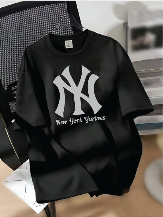 Drop Shoulder T-shirt Print NY