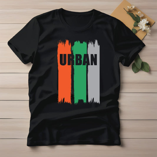 Half Sleeve t-shirt print URBAN