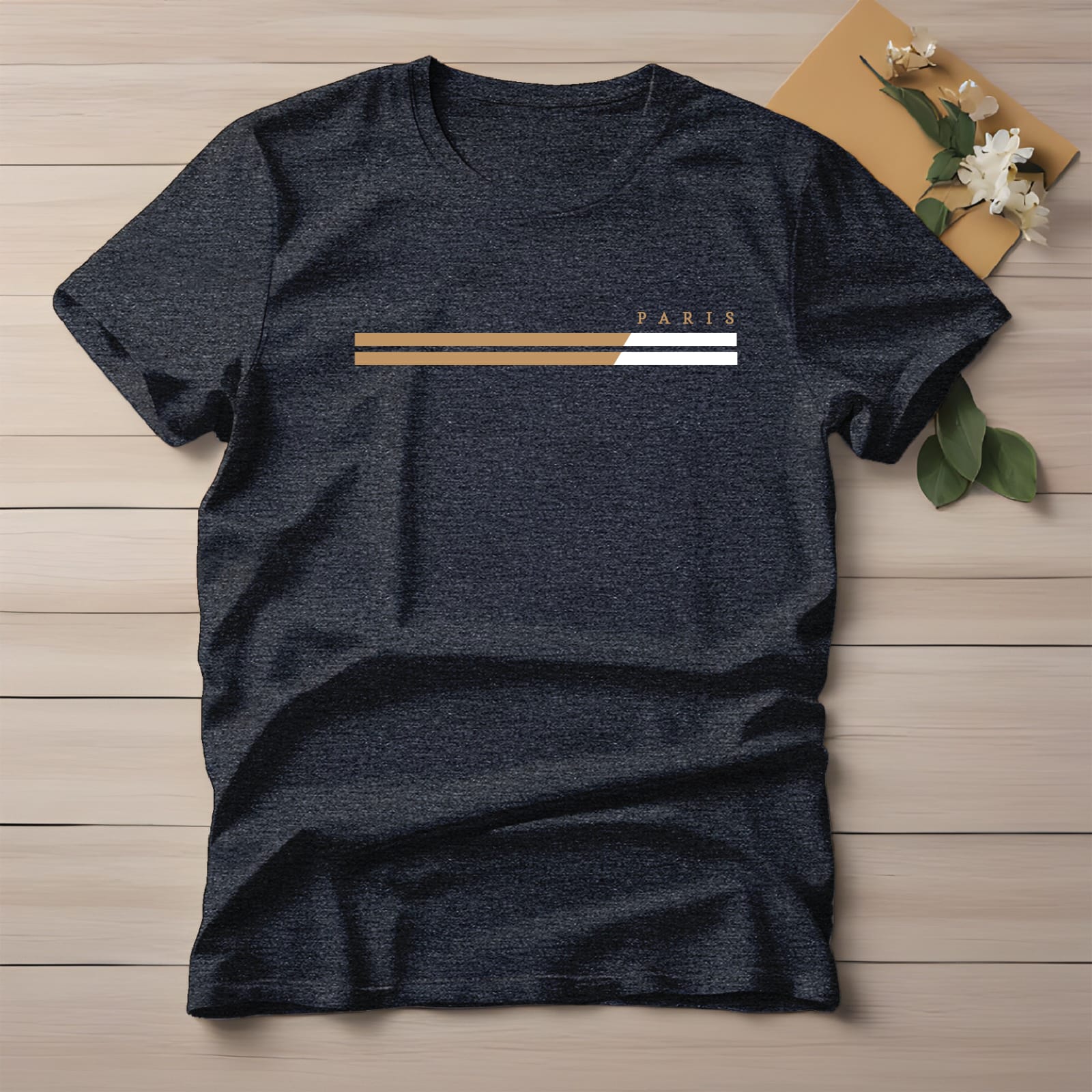 Half Sleeve t-shirt print PARIS 2 LINE