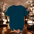 Half Sleeve Solid Premium Cotton T-shirt- Patrol Blue