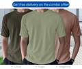 Rib T-Shirt Combo (Sage, Magenta, Olive)