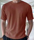 Rib T-Shirt Rust